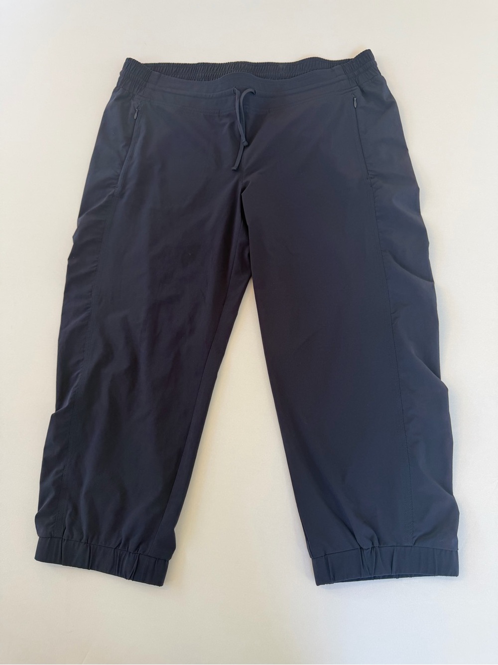 Athleta Navy Blue Women's Jogger Track Pants with Drawstring Waist - Picture 5 of 5